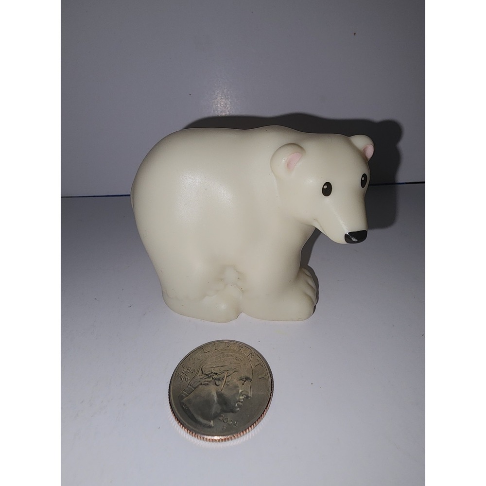 Fisher Price Little People Replacement Toy Polar Bear‎